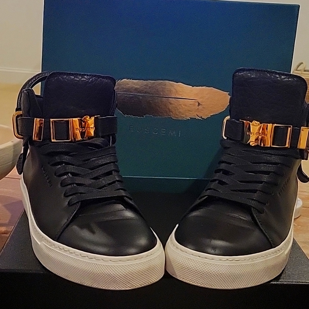 BUSCEMI 100mm Black Men Sneakers